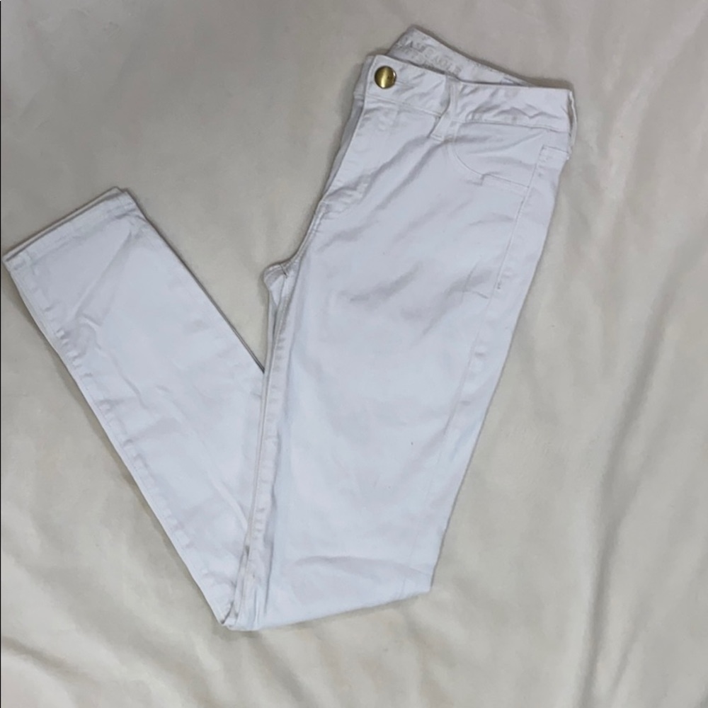 White American Eagle Jeggings